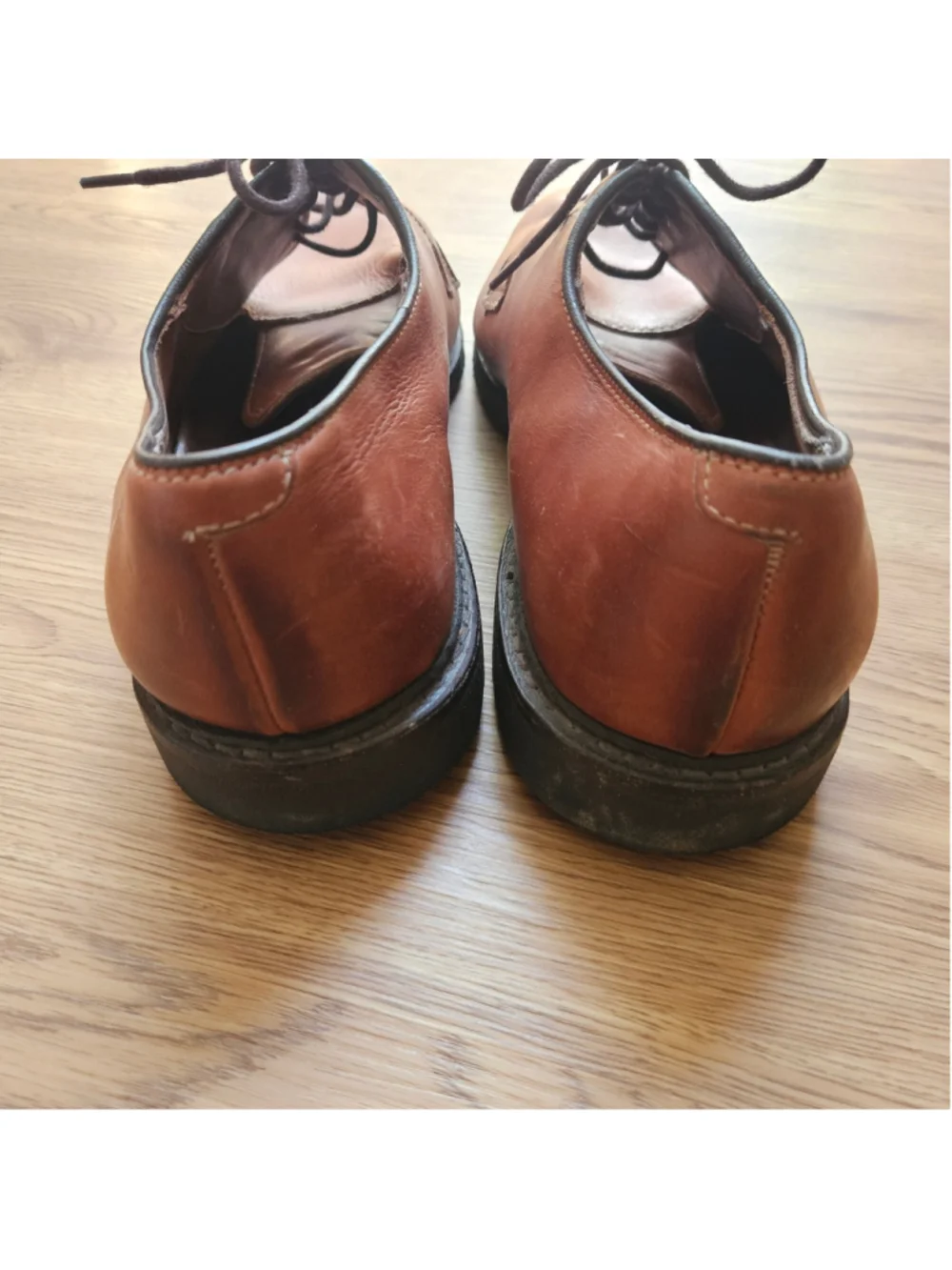Allen Edmonds Badlands Brown Leather Dress Shoes Mens 11D